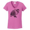 Ladies Heavy Cotton™ 100% Cotton V-Neck T-Shirt Thumbnail