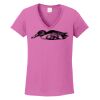 Ladies Heavy Cotton™ 100% Cotton V-Neck T-Shirt Thumbnail