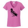 Ladies Heavy Cotton™ 100% Cotton V-Neck T-Shirt Thumbnail