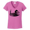 Ladies Heavy Cotton™ 100% Cotton V-Neck T-Shirt Thumbnail