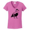 Ladies Heavy Cotton™ 100% Cotton V-Neck T-Shirt Thumbnail