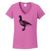 Ladies Heavy Cotton™ 100% Cotton V-Neck T-Shirt Thumbnail