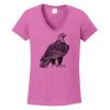 Ladies Heavy Cotton™ 100% Cotton V-Neck T-Shirt Thumbnail