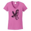 Ladies Heavy Cotton™ 100% Cotton V-Neck T-Shirt Thumbnail