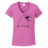 Ladies Heavy Cotton™ 100% Cotton V-Neck T-Shirt Thumbnail