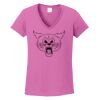 Ladies Heavy Cotton™ 100% Cotton V-Neck T-Shirt Thumbnail