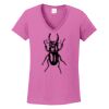 Ladies Heavy Cotton™ 100% Cotton V-Neck T-Shirt Thumbnail