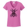 Ladies Heavy Cotton™ 100% Cotton V-Neck T-Shirt Thumbnail