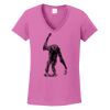 Ladies Heavy Cotton™ 100% Cotton V-Neck T-Shirt Thumbnail