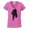 Ladies Heavy Cotton™ 100% Cotton V-Neck T-Shirt Thumbnail