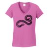 Ladies Heavy Cotton™ 100% Cotton V-Neck T-Shirt Thumbnail