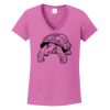 Ladies Heavy Cotton™ 100% Cotton V-Neck T-Shirt Thumbnail