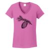 Ladies Heavy Cotton™ 100% Cotton V-Neck T-Shirt Thumbnail