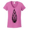 Ladies Heavy Cotton™ 100% Cotton V-Neck T-Shirt Thumbnail