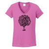 Ladies Heavy Cotton™ 100% Cotton V-Neck T-Shirt Thumbnail