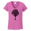 Ladies Heavy Cotton™ 100% Cotton V-Neck T-Shirt Thumbnail