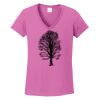 Ladies Heavy Cotton™ 100% Cotton V-Neck T-Shirt Thumbnail