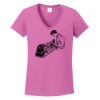 Ladies Heavy Cotton™ 100% Cotton V-Neck T-Shirt Thumbnail