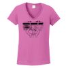 Ladies Heavy Cotton™ 100% Cotton V-Neck T-Shirt Thumbnail