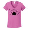 Ladies Heavy Cotton™ 100% Cotton V-Neck T-Shirt Thumbnail