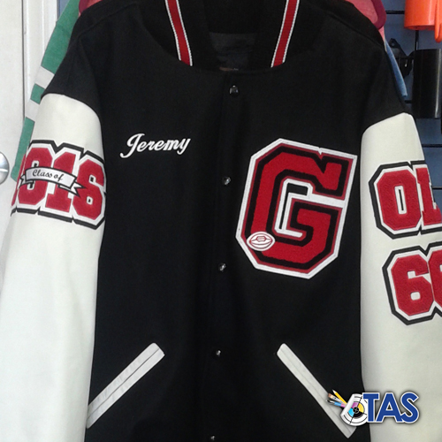 Varsity Letterman Jackets TAS. Graphics. Branding. Success. Custom ...